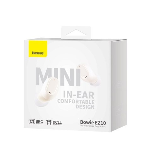 Słuchawki bezprzewodowe TWS Bluetooth 5.3 Bowie EZ10 białe Słuchawki bezprzewodowe TWS Bluetooth 5.3 Bowie EZ10 białe
