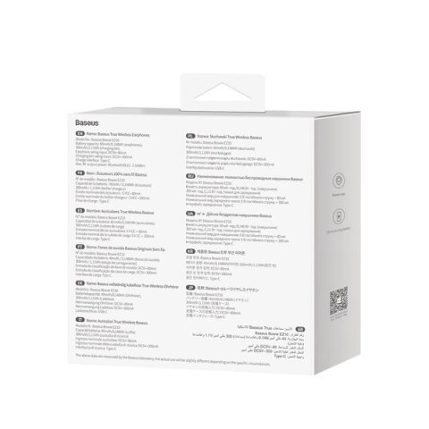 Słuchawki bezprzewodowe TWS Bluetooth 5.3 Bowie EZ10 białe Słuchawki bezprzewodowe TWS Bluetooth 5.3 Bowie EZ10 białe