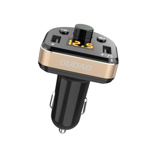 Transmiter FM MP3 Bluetooth ładowarka samochodowa 2x USB czarny Transmiter FM MP3 Bluetooth ładowarka samochodowa 2x USB czarny