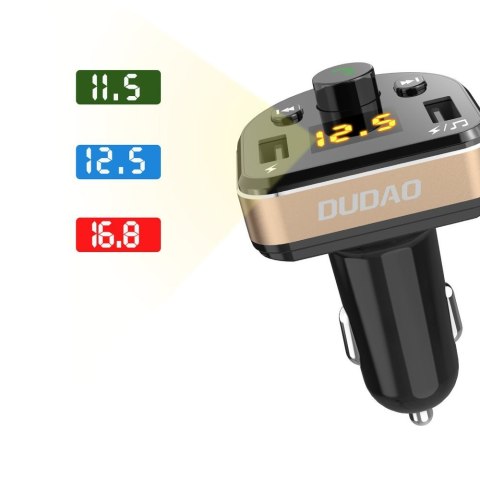 Transmiter FM MP3 Bluetooth ładowarka samochodowa 2x USB czarny Transmiter FM MP3 Bluetooth ładowarka samochodowa 2x USB czarny