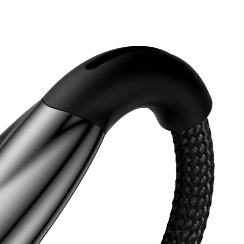 Wytrzymały elastyczny kabel do szybkiego ładowania USB-C 100W 1m czarny Wytrzymały elastyczny kabel do szybkiego ładowania USB-C 100W 1m czarny