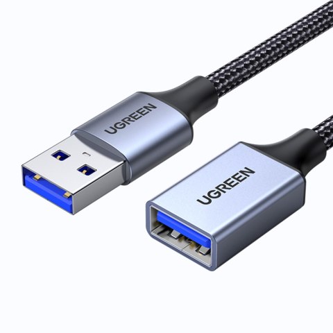 Wytrzymały przedłużacz kabla przewodu USB 3.0 5Gb/s 1m szary Wytrzymały przedłużacz kabla przewodu USB 3.0 5Gb/s 1m szary