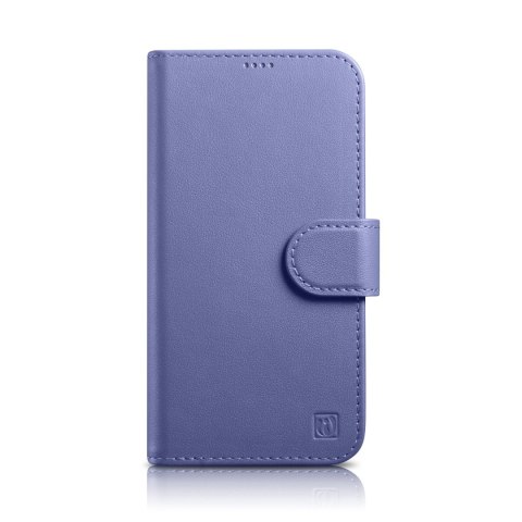 2w1 etui skórzany pokrowiec z klapką iPhone 14 Anti-RFID Wallet Case jasnofioletowy 2w1 etui skórzany pokrowiec z klapką iPhone 14 Anti-RFID Wallet Case jasnofioletowy