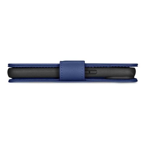 2w1 etui skórzany pokrowiec z klapką iPhone 14 Anti-RFID Wallet Case niebieski 2w1 etui skórzany pokrowiec z klapką iPhone 14 Anti-RFID Wallet Case niebieski