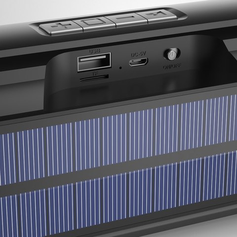 4w1 Głośnik bezprzewodowy 5W Bluetooth 5.0 radio FM panel solarny latarka zielony 4w1 Głośnik bezprzewodowy 5W Bluetooth 5.0 radio FM panel solarny latarka zielony