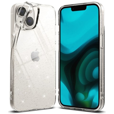 Cienkie żelowe etui na telefon iPhone 14 Plus 6.7" AIR GLITTER CLEAR Cienkie żelowe etui na telefon iPhone 14 Plus 6.7" AIR GLITTER CLEAR