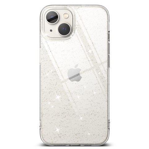 Cienkie żelowe etui na telefon iPhone 14 Plus 6.7" AIR GLITTER CLEAR Cienkie żelowe etui na telefon iPhone 14 Plus 6.7" AIR GLITTER CLEAR