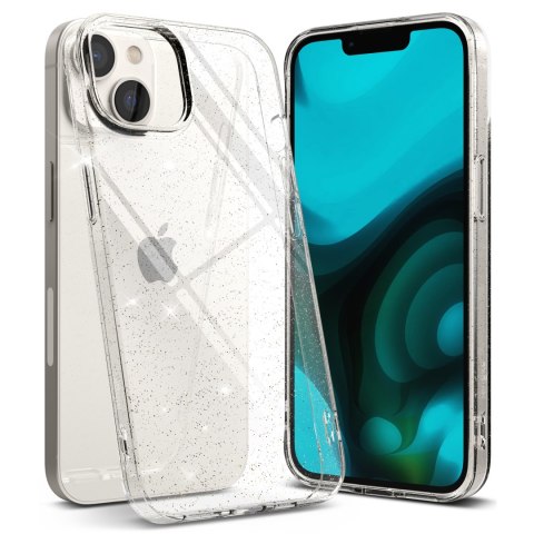 Cienkie żelowe etui na telefon iPhone 14 Plus 6.7" AIR GLITTER CLEAR Cienkie żelowe etui na telefon iPhone 14 Plus 6.7" AIR GLITTER CLEAR