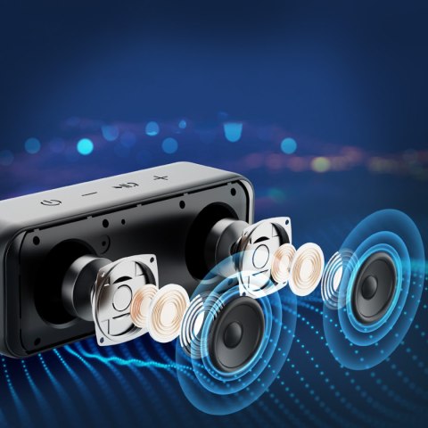 Głośnik bezprzewodowy T2 Mini 2023 Bluetooth 5.0 10W czarny Głośnik bezprzewodowy T2 Mini 2023 Bluetooth 5.0 10W czarny