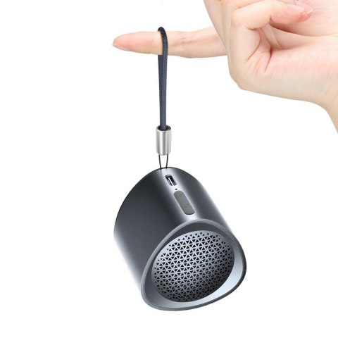 Mały Mini głośnik bezprzewodowy TWS Nimo Bluetooth 5.3 5W czarny Mały Mini głośnik bezprzewodowy TWS Nimo Bluetooth 5.3 5W czarny