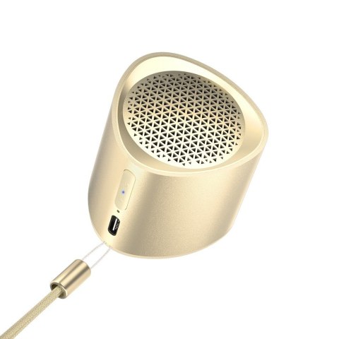Mały Mini głośnik bezprzewodowy TWS Nimo Bluetooth 5.3 5W złoty Mały Mini głośnik bezprzewodowy TWS Nimo Bluetooth 5.3 5W złoty