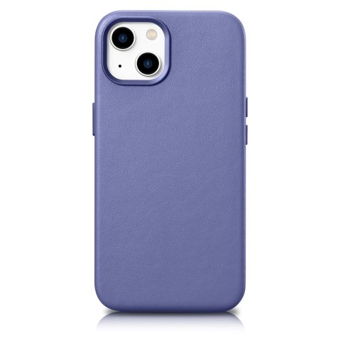 Pokrowiec etui z naturalnej skóry do iPhone 14 Plus MagSafe Case Leather jasnofioletowy Pokrowiec etui z naturalnej skóry do iPhone 14 Plus MagSafe Case Leather jasnofioletowy