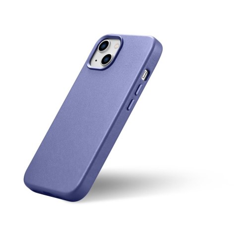 Pokrowiec etui z naturalnej skóry do iPhone 14 Plus MagSafe Case Leather jasnofioletowy Pokrowiec etui z naturalnej skóry do iPhone 14 Plus MagSafe Case Leather jasnofioletowy