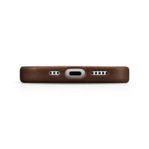 Skórzane etui pokrowiec do iPhone 15 Plus Oil Wax Premium Leather MagSafe brązowe Skórzane etui pokrowiec do iPhone 15 Plus Oil Wax Premium Leather MagSafe brązowe