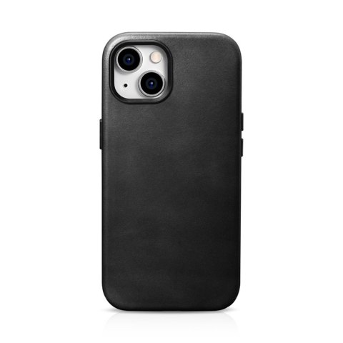 Skórzane etui pokrowiec do iPhone 15 Plus Oil Wax Premium Leather MagSafe czarne Skórzane etui pokrowiec do iPhone 15 Plus Oil Wax Premium Leather MagSafe czarne