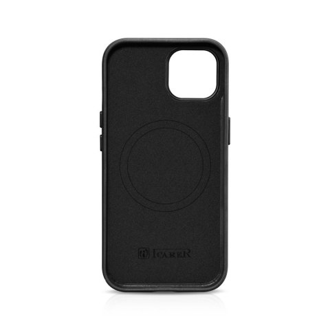 Skórzane etui pokrowiec do iPhone 15 Plus Oil Wax Premium Leather MagSafe czarne Skórzane etui pokrowiec do iPhone 15 Plus Oil Wax Premium Leather MagSafe czarne
