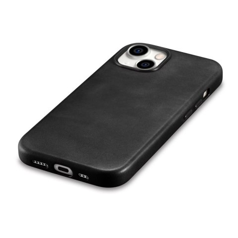 Skórzane etui pokrowiec do iPhone 15 Plus Oil Wax Premium Leather MagSafe czarne Skórzane etui pokrowiec do iPhone 15 Plus Oil Wax Premium Leather MagSafe czarne
