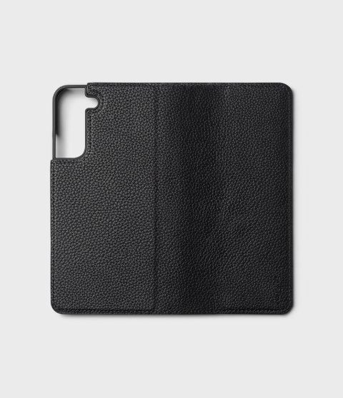 Skórzane etui pokrowiec z klapką do Galaxy S22+ Folio Signature czarny Skórzane etui pokrowiec z klapką do Galaxy S22+ Folio Signature czarny