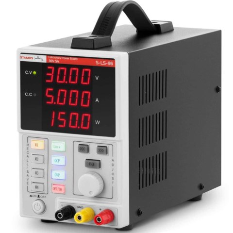 Zasilacz laboratoryjny serwisowy z funkcją pamięci LED 0-30 V 0-5 A DC 150 W Zasilacz laboratoryjny serwisowy z funkcją pamięci LED 0-30 V 0-5 A DC 150 W