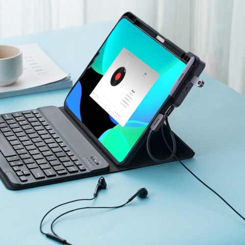6w1 Rozdzielacz portów PadJoy HUB USB do tabletu smartfona USB-C HDMI SD TF ciemnoszary 6w1 Rozdzielacz portów PadJoy HUB USB do tabletu smartfona USB-C HDMI SD TF ciemnoszary