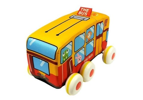 Duży Miękki Autobus z Napędem Dla Najmłodszych Duży Miękki Autobus z Napędem Dla Najmłodszych