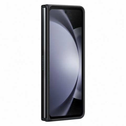 Etui pokrowiec z ekoskóry do Samsung Galaxy Z Fold 5 czarne Etui pokrowiec z ekoskóry do Samsung Galaxy Z Fold 5 czarne