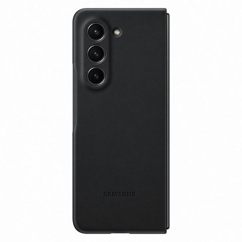Etui pokrowiec z ekoskóry do Samsung Galaxy Z Fold 5 czarne Etui pokrowiec z ekoskóry do Samsung Galaxy Z Fold 5 czarne