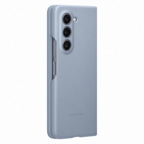 Etui pokrowiec z ekoskóry do Samsung Galaxy Z Fold 5 niebieskie Etui pokrowiec z ekoskóry do Samsung Galaxy Z Fold 5 niebieskie