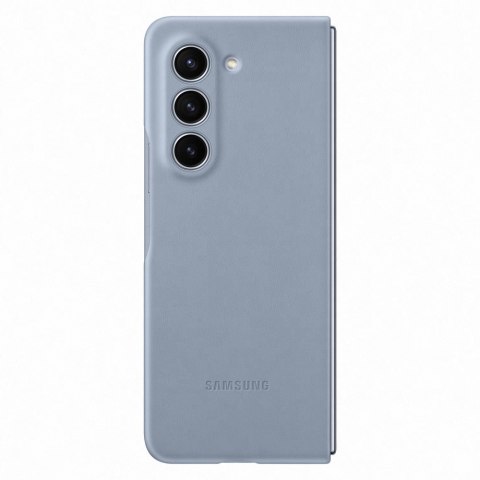 Etui pokrowiec z ekoskóry do Samsung Galaxy Z Fold 5 niebieskie Etui pokrowiec z ekoskóry do Samsung Galaxy Z Fold 5 niebieskie