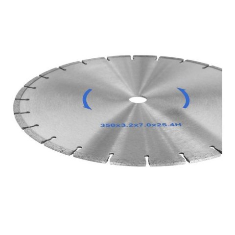 Tarcza do piły tarczowej do cięcia kamienia z diamentowym ostrzem śr. 350/25.4mm Tarcza do piły tarczowej do cięcia kamienia z diamentowym ostrzem śr. 350/25.4mm