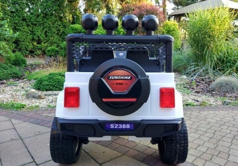 Auto na Akumulator S2388 Jeep Biały 4x45W Auto na Akumulator S2388 Jeep Biały 4x45W