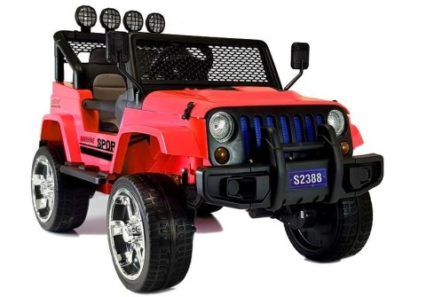 Auto na Akumulator S2388 Jeep Czerwony 4x45W Auto na Akumulator S2388 Jeep Czerwony 4x45W