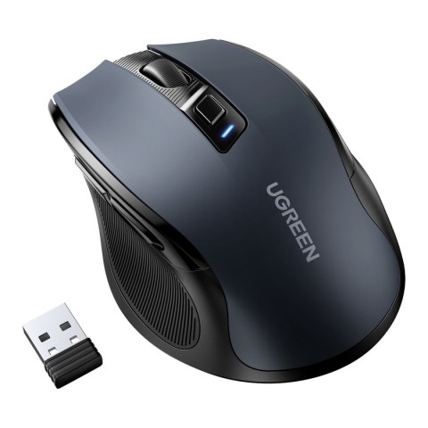 Ergonomiczna myszka bezprzewodowa optyczna USB 2.4GHz 4000DPI czarny Ergonomiczna myszka bezprzewodowa optyczna USB 2.4GHz 4000DPI czarny