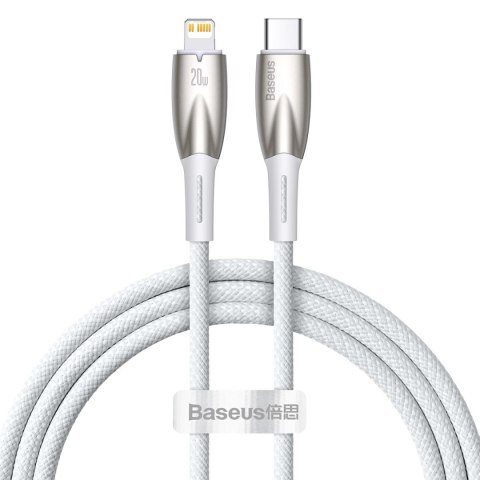 Kabel przewód do szybkiego ładowania iPhone USB-C - Lightning 480Mb/s PD 20W 1m biały Kabel przewód do szybkiego ładowania iPhone USB-C - Lightning 480Mb/s PD 20W 1m biały