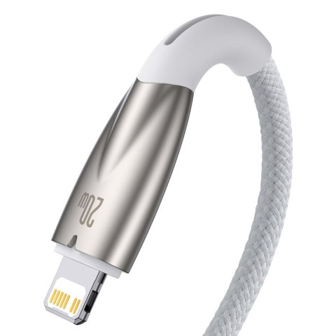 Kabel przewód do szybkiego ładowania iPhone USB-C - Lightning 480Mb/s PD 20W 1m biały Kabel przewód do szybkiego ładowania iPhone USB-C - Lightning 480Mb/s PD 20W 1m biały