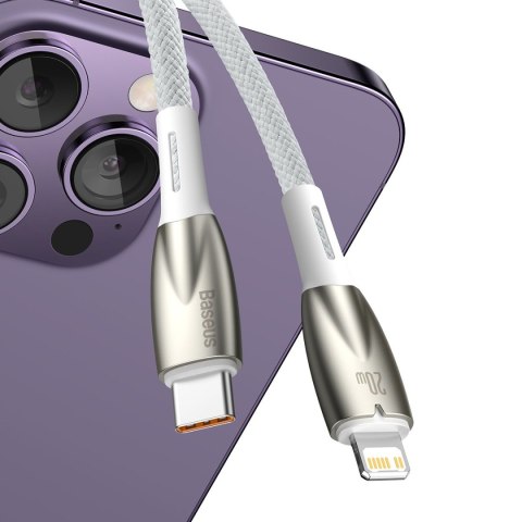 Kabel przewód do szybkiego ładowania iPhone USB-C - Lightning 480Mb/s PD 20W 1m biały Kabel przewód do szybkiego ładowania iPhone USB-C - Lightning 480Mb/s PD 20W 1m biały