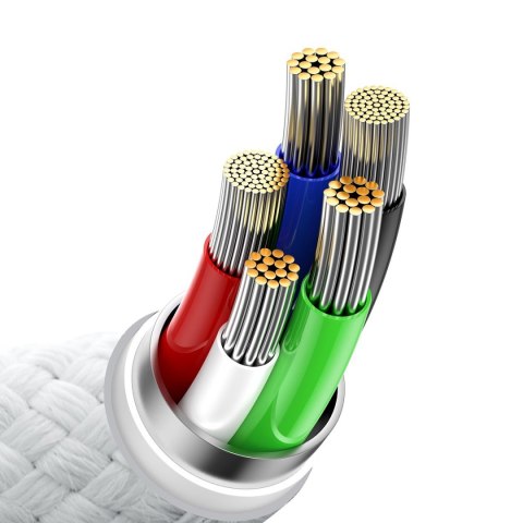 Kabel przewód do szybkiego ładowania iPhone USB-C - Lightning 480Mb/s PD 20W 1m biały Kabel przewód do szybkiego ładowania iPhone USB-C - Lightning 480Mb/s PD 20W 1m biały