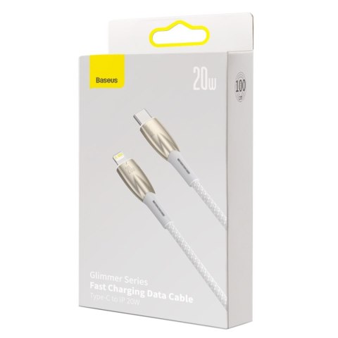 Kabel przewód do szybkiego ładowania iPhone USB-C - Lightning 480Mb/s PD 20W 1m biały Kabel przewód do szybkiego ładowania iPhone USB-C - Lightning 480Mb/s PD 20W 1m biały