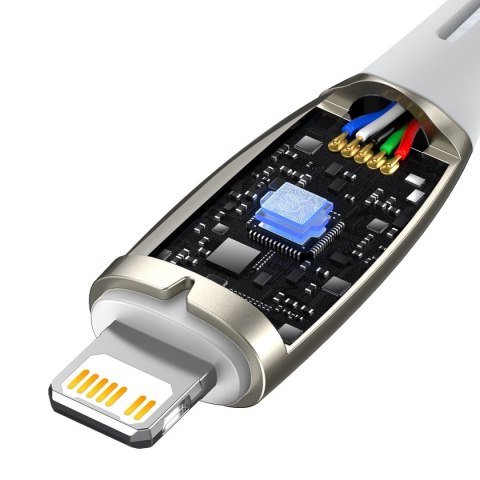 Kabel przewód do szybkiego ładowania iPhone USB-C - Lightning 480Mb/s PD 20W 1m biały Kabel przewód do szybkiego ładowania iPhone USB-C - Lightning 480Mb/s PD 20W 1m biały