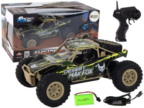 Autko Terenowe Zdalnie Sterowane R/C 1:24 Brązowo-Zielone Autko Terenowe Zdalnie Sterowane R/C 1:24 Brązowo-Zielone