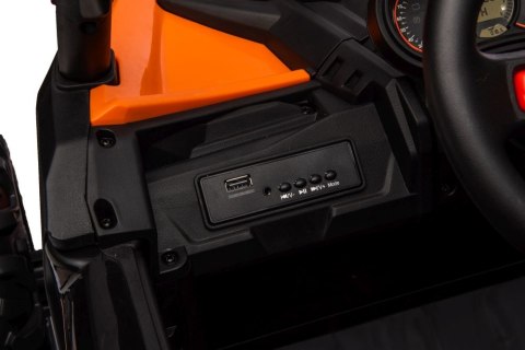 Auto Na Akumulator Buggy JH-105 Pomarańczowe Policyjne 24V 4x4 Auto Na Akumulator Buggy JH-105 Pomarańczowe Policyjne 24V 4x4