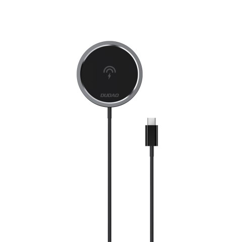 Ładowarka indukcyjna magnetyczna do telefonu MagSafe 15W czarna Ładowarka indukcyjna magnetyczna do telefonu MagSafe 15W czarna