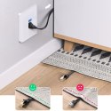 Płaski kabel sieciowy patchcord LAN RJ45 Ethernet Cat. 6 12m czarny