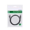 Płaski kabel sieciowy patchcord LAN RJ45 Ethernet Cat. 6 12m czarny