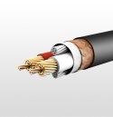 Przedłużacz do kabla przewodu audio do mikrofonu XLR 5m czarny