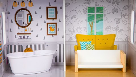 Domek dla lalek z meblami Rezydencja Grace ECOTOYS Domek dla lalek z meblami Rezydencja Grace ECOTOYS