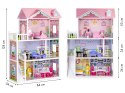 Drewniany domek dla lalek XXL z mebelkami ECOTOYS