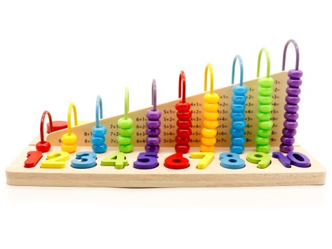Zabawka edukacyjna liczydło,klocki cyfry ECOTOYS Zabawka edukacyjna liczydło,klocki cyfry ECOTOYS
